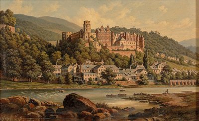 View of Heidelberg by Hubert Sattler